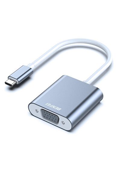 BENFEI Adaptor video Benfei, USB-C - VGA, 1080P, Gri