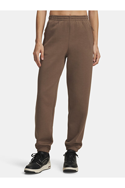 Under Armour Pantaloni de sală Unstoppable Flc - Pantaloni sport de damă, Maro