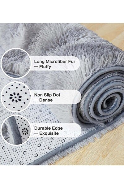 Arabest Super Soft Rugs Fluffy Carpets Tie-Dye Rugs for Living Room Bedroom G...