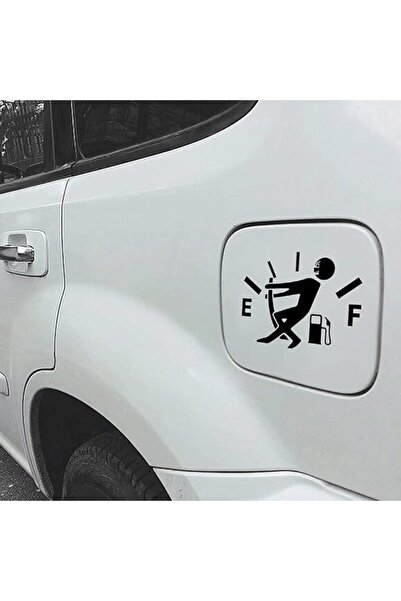 Arabest Universal Car Fuel Tank Cap Vinyl Decal,Reflective Humanoid Fuel Gaug...