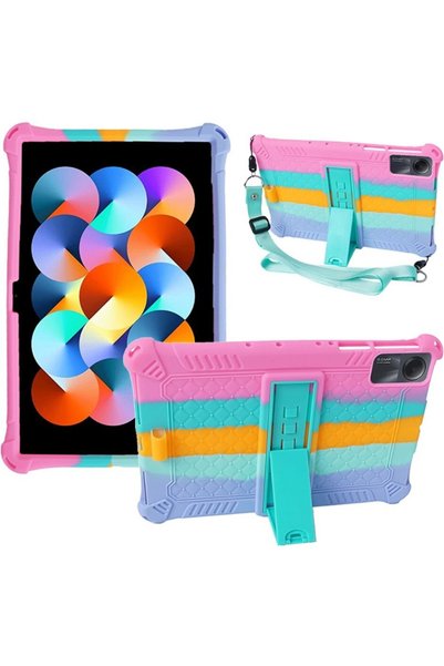 XGSM Husă pentru Xiaomi Redmi Pad SE 11 ", blindată, cu suport și curea, colo...