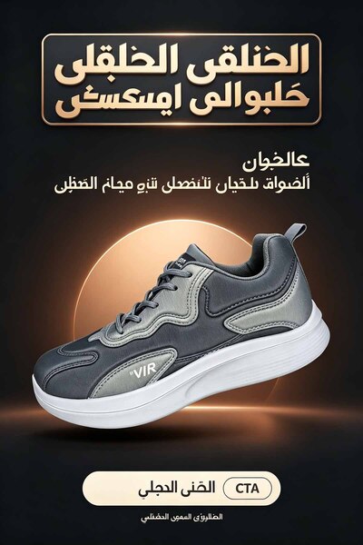 Elite Foot Hub أحذية رياضية رجالية – نعل متوسط مبطن مع نعل خارجي للإمساك ومسن...