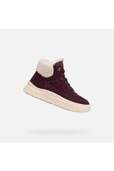 Geox Laquinny WPF - Adidași pentru fete, Bordo