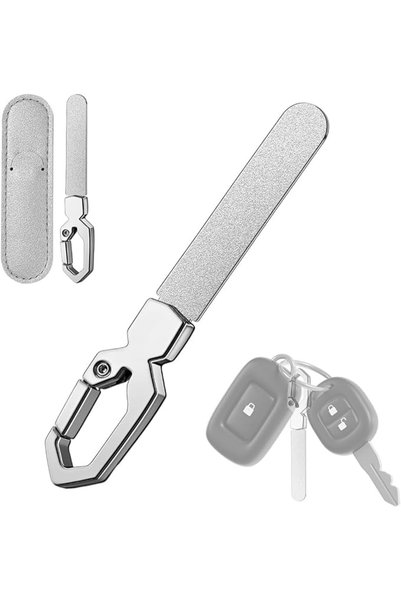 Hannea ® Stainless Steel Double-Sided Nail File for Fingernails & Toenails,Pr...