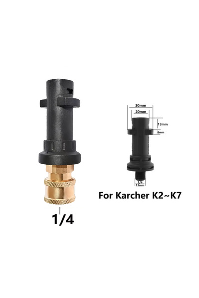 Choice G HeavyDuty Pressure Washer Quick Release Adapter 1/4" for AR Blue Kar...