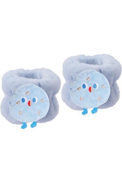 Arabest Cute Cartoon Fleece Face Washing Wristbands,Absorbent Microfiber Clea...