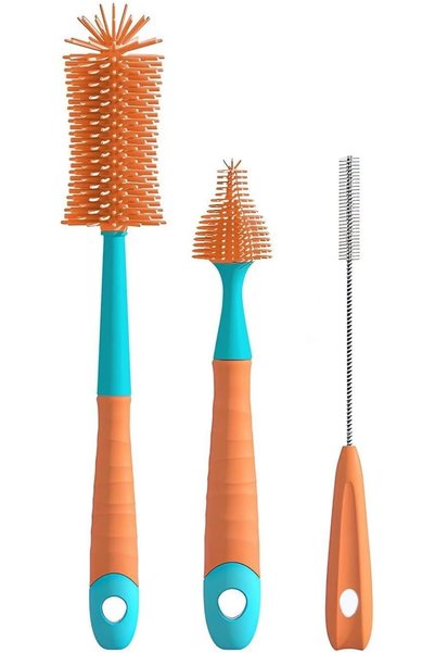 Arabest Water Bottle Brush Set with Pacifier Cleaner and Straw Brush,Detachab...