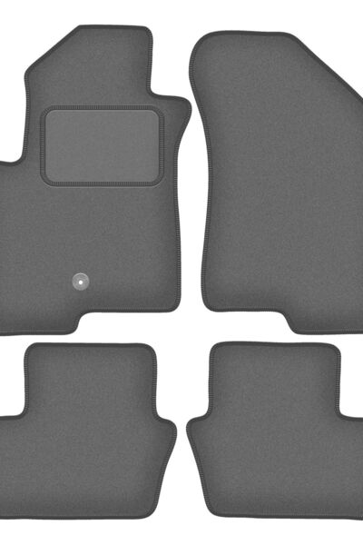 Wielganizator Covorașe auto din velur grafit pentru: Jeep Compass MK49 SUV (2...