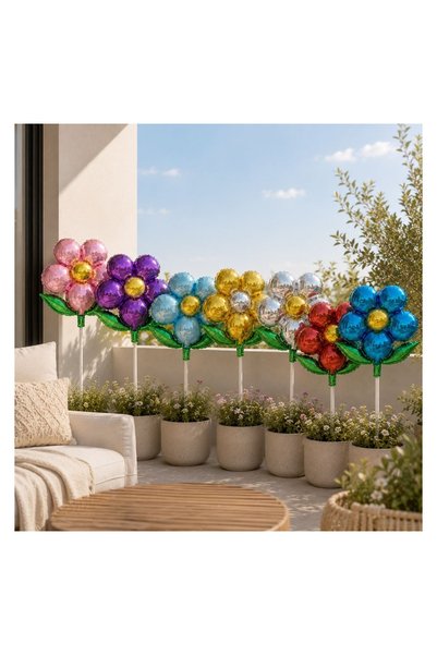 OEM Baloane Party din Folie Buchet de Flori cu Stick-uri & Suporturi 40 cm – ...