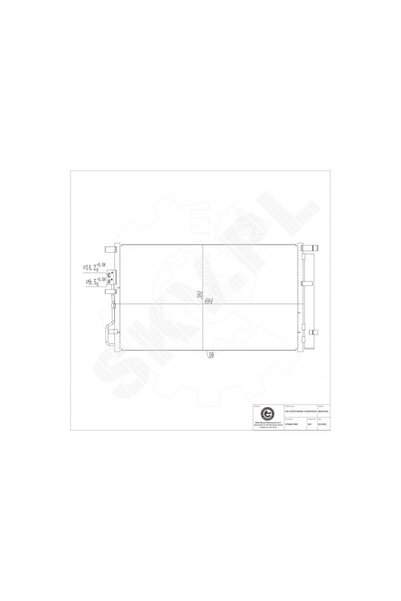 ESEN SKV Radiator aer condiționat Hyundai Tucson Kia Sportage IV 97606D7500