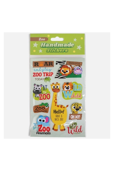 OEM Autocolante 3D Animăluțe din Junglă – Set Decorativ Colorat