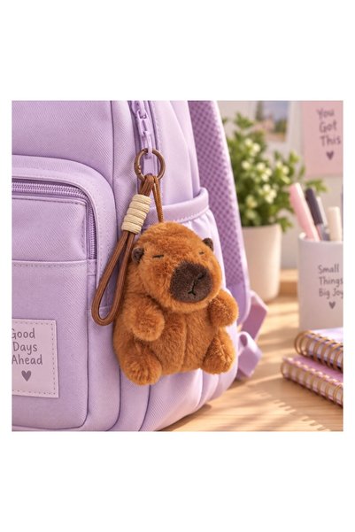 OEM Breloc Charm Capybara din Plus Maro 13 cm – Accesoriu Decorativ pentru Ge...