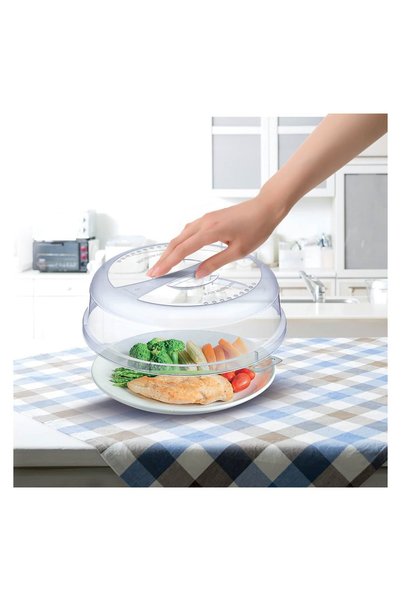 OEM Capac din Plastic pentru Cuptorul cu Microunde Ø24.5x7.5cm – Depozitare ș...