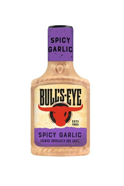 Bulls Eye Sos Bull’s-Eye BBQ cu usturoi picant 300ml