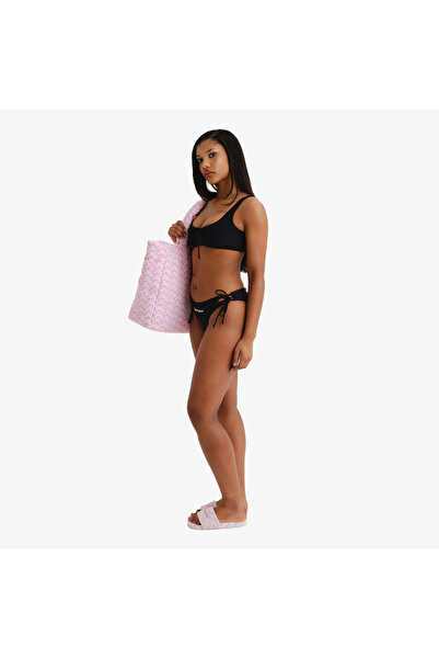 Juicy Couture SET BIKINI DIN LYCRA CU DETALII ÎNTRUNITE