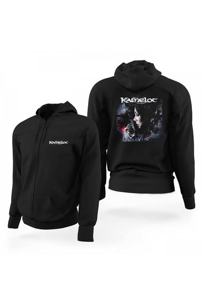 CrowsGate Kamelot Haven Black Zippered Limited Edition Hooded Sweatshirt