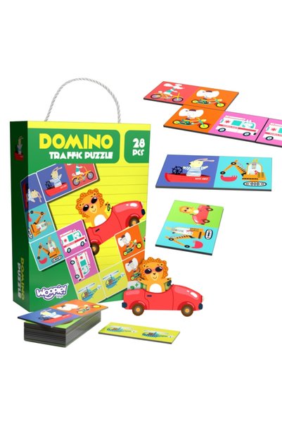 woopie Παιχνίδι Domino - Transport Animals (0025955)