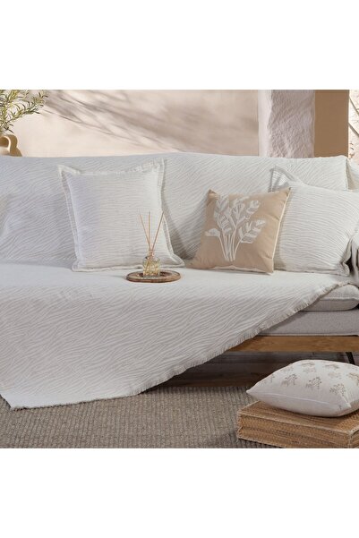 Nef Nef Homeware Nef-Nef Homeware Κάλυμμα Καναπέ Τριθέσιου Καναπέ Ζέβρα Εκρού...