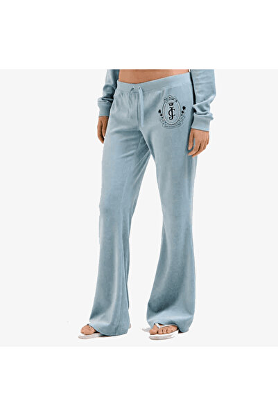 Juicy Couture Pantaloni de trening HERITAGE cu imprimeu palmieri și crestătur...