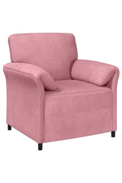 vidaxl Sofa cu un loc Roz 88 x 83 x 95 cm Catifea
