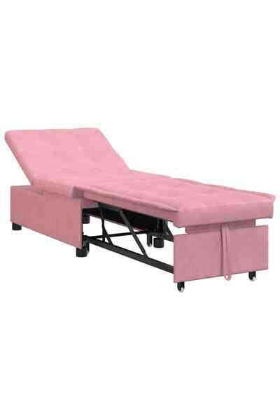 vidaxl Pat canapea Roz 194 x 67 x 82 cm Catifea
