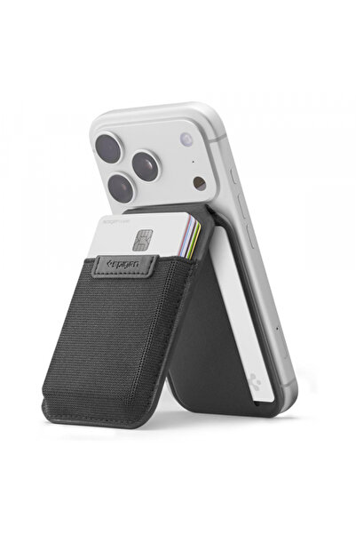Spigen MagSafe Wallet, Spigen, Slim Fold Tripod S314-4, Black AFA11591