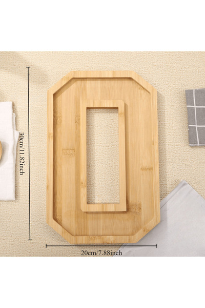 Generic Brand Wood Numbered Drawer, Decorative Tray with Numbered Compartments