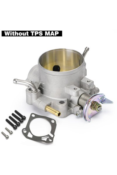 Choice without TPS MAP Aluminum Silver Intake Manifold 70mm Throttle Body For...
