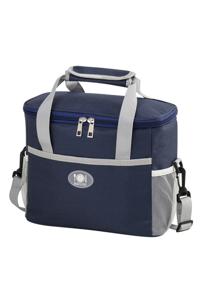 Generic Brand Foldable Thermal Bag 16L, Portable Navy Blue Insulated Bag