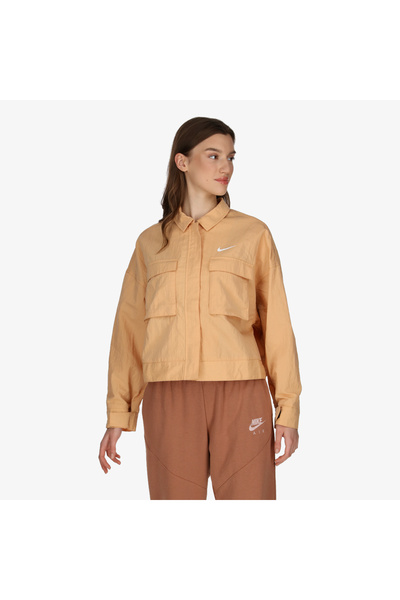 Nike W NSW ESSNTL WVN JKT FIELD