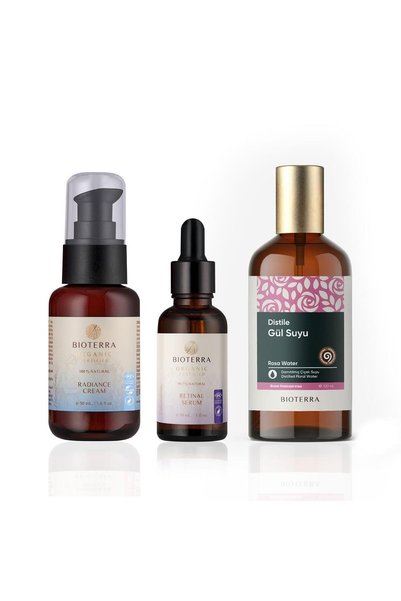 Bioterra Anti-Aging & Anti-Blemish Brightening Skin Care Set – Retinal Serum ...