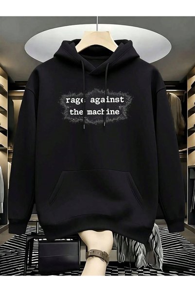 Vordevia Rage Against the Machine Printed Cotton 3 Thread Threaded Oversize S...