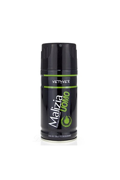 Malizia Deodorant parfumat Vetyver pentru bărbați, 150 ml