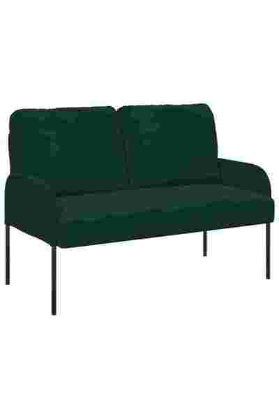 vidaxl Canapele cu pernă 110cm Verde închis placaj