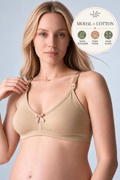 Artış Modal Cotton Capless Nursing Bra