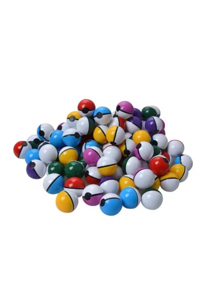 BANDAI 3cm-10pcs random 20pcs 5CM Pokémon Poké Balls, 3CM Pokémon Anime Figur...