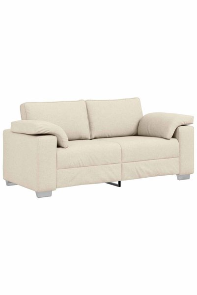 vidaxl Canapea cu 2 locuri Bej 180 cm Material textil din in