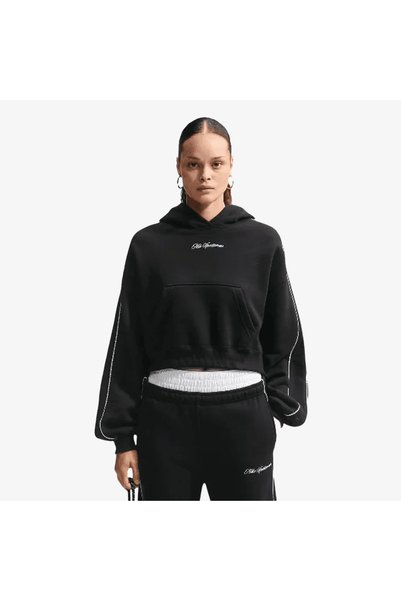 Nike W NK STDO FLC MW CRP SCLOP HDY