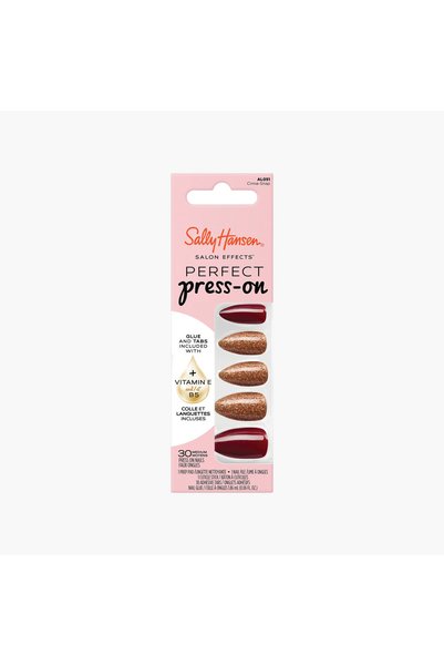 Sally Hansen Glitter Almond Press-On Nails-27g