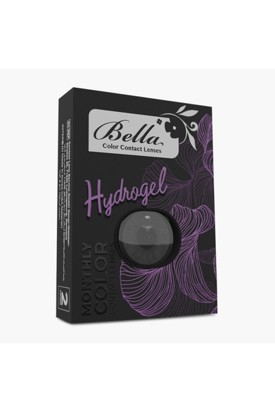 Bella Diamond Gray Shadow Plano Monthly Contact Lenses - Set of 2