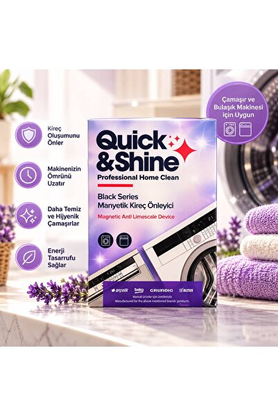 Quick&Shine Manyetik Kireç Önleyici Black