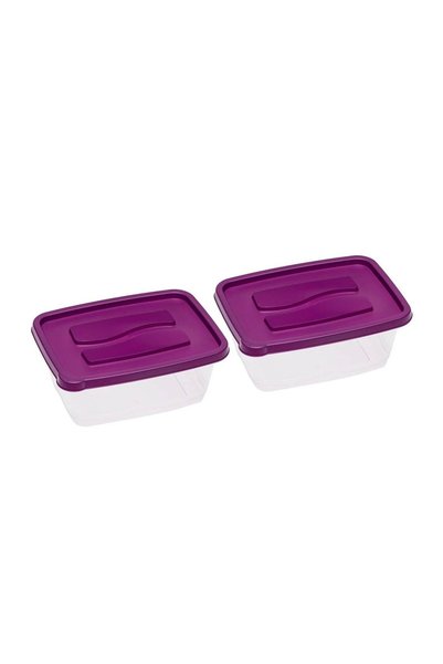 OEM Recipiente Alimente Mov Transparente 2.3 L – 2buc – Depozitare și Organiz...