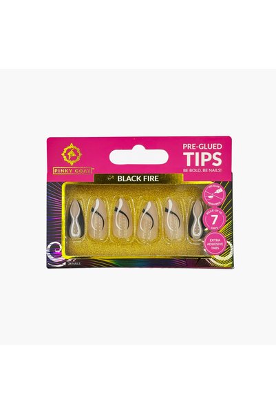 Pinky Goat Classic French Pre-Glued Nails