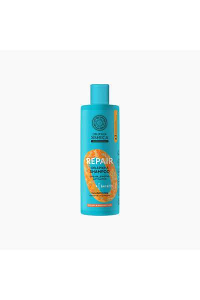 organic shop Repair Oblepikha Keratin Shampoo - 400 ml