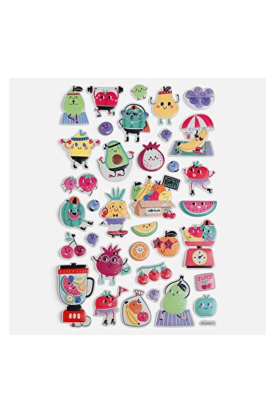OEM Autocolante Fancy 3D Fructe-Personaje – Set Decorativ