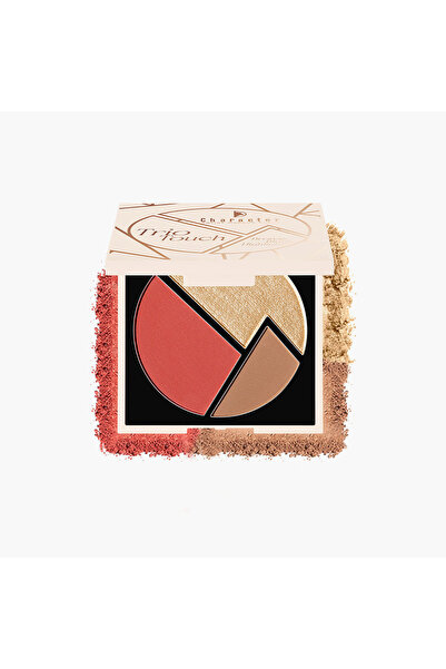 Character Cosmetics Character Trio Touch Bronze Blush-Highlight Palette 8.2gm