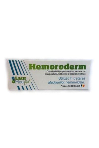 Laur Med Hemoroderm Supozitoare Laur Med, 1,5g x 10 buc
