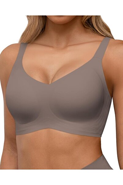 GENERAL HORISUN Seamless Bras Full Coverage Wireless Push Up Bra for Women No...