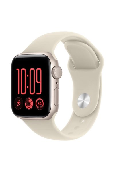 Apple Ceas SE 3 GPS 40mm Carcasă din aluminiu Starlight cu curea sport Sand -...