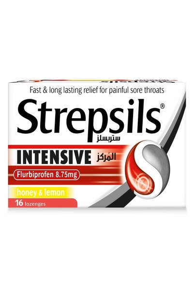 STREPSİLS Intensive Honey & Lemon Lozenges 16 pcs